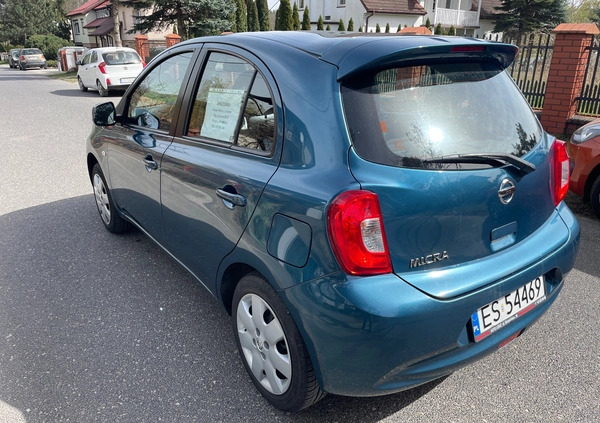 Nissan Micra cena 32500 przebieg: 38500, rok produkcji 2017 z Skierniewice małe 497